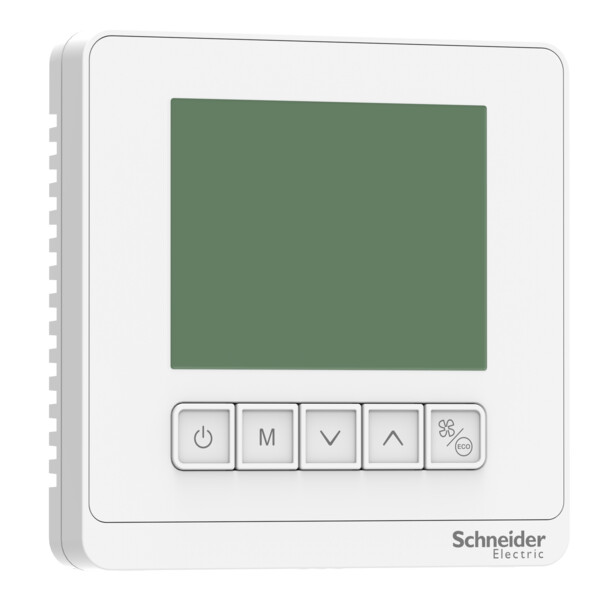 Spacelogic - thermostat tc903 ventiloconvect. - 240v - on/off - 3 étages - Schneider Electric - TC903-3A4LXPXA
