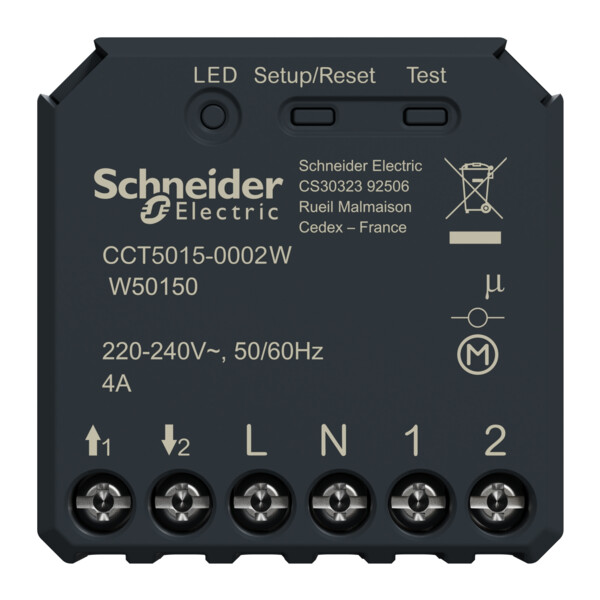 Wiser - micromodule encastré - zigbee - pour volet-roulant - Schneider Electric - CCT5015-0002W