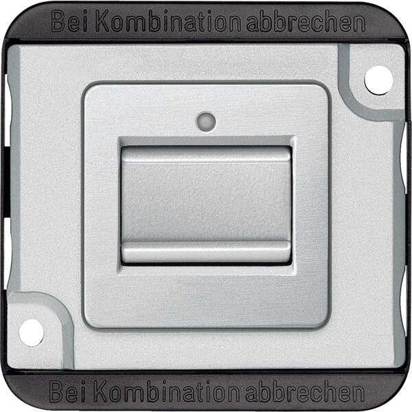 Interrupteur Va-et-Vient Aluminium avec Anti-Vandalisme Merten Schneider Electric - Schneider Electric - MTN3116-7060