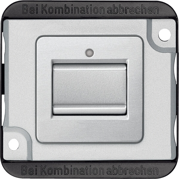Interrupteur Va-et-Vient Aluminium avec Anti-Vandalisme Merten Schneider Electric - Schneider Electric - MTN3116-7060