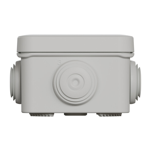 Boîte de dérivation 65x65x45 Schneider Mureva Box étanche 4 embouts Gris IP55 - Schneider Electric - ENN05002