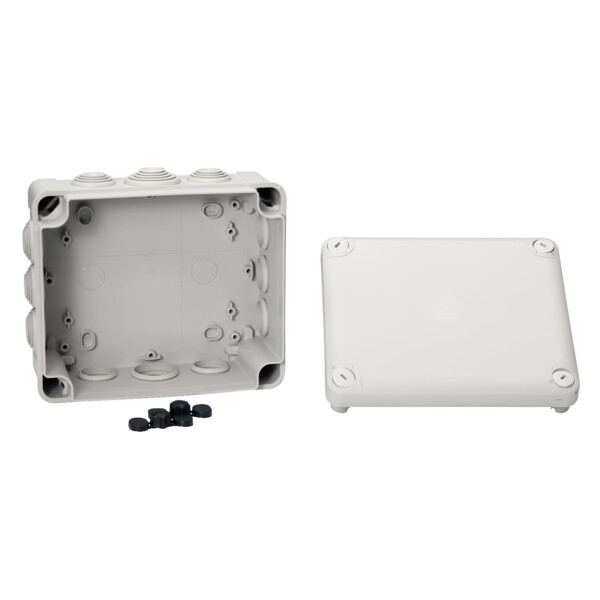 Boîte de dérivation 175x150x80 Schneider Mureva Box étanche 12 embouts Gris IP55  - Schneider Electric - ENN05010