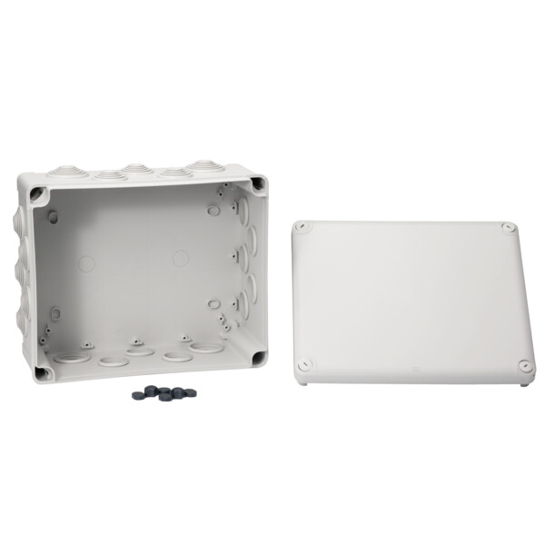 Boîte de dérivation 275x225x120 Schneider Mureva Box étanche 10 embouts Gris IP55 - Schneider Electric - ENN05017
