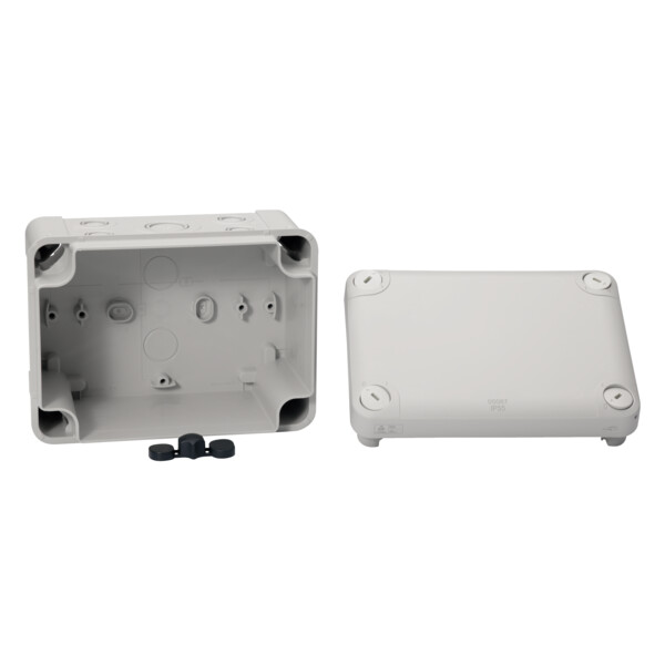 Boîte de dérivation 150x105x80 Schneider Mureva Box étanche 14 entrées défonçables pour PE Gris - Schneider Electric - ENN05087