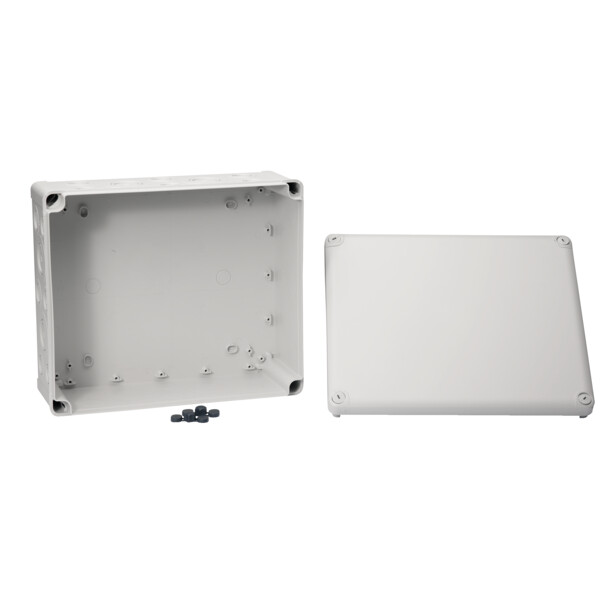 Boîte de dérivation 325x275x120 Schneider Mureva Box étanche 32 entrées défonçables pour PE Gris - Schneider Electric - ENN05099
