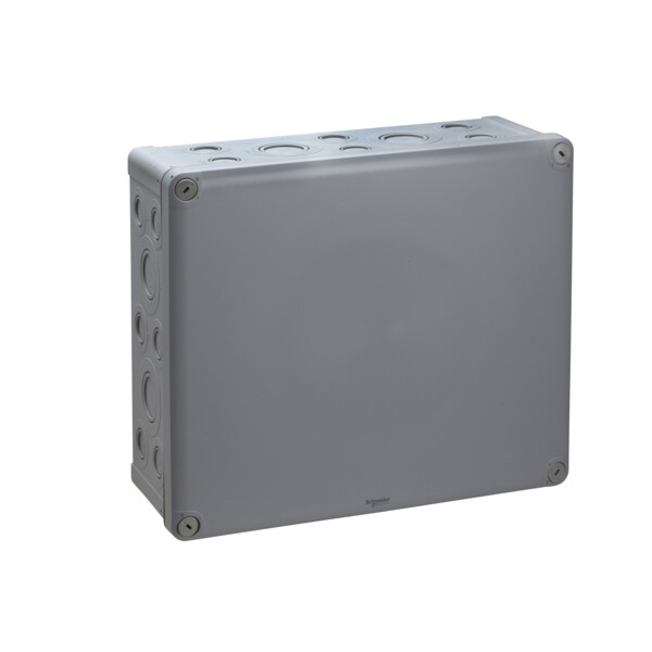 Boîte de dérivation 325x275x120 Schneider Mureva Box étanche 32 entrées défonçables pour PE Gris - Schneider Electric - ENN05099