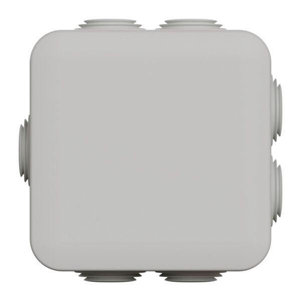 Boîte de dérivation 80x80x45 Schneider Mureva Box étanche 7 entrées avec borniers Gris IP55 - Schneider Electric - ENN05204
