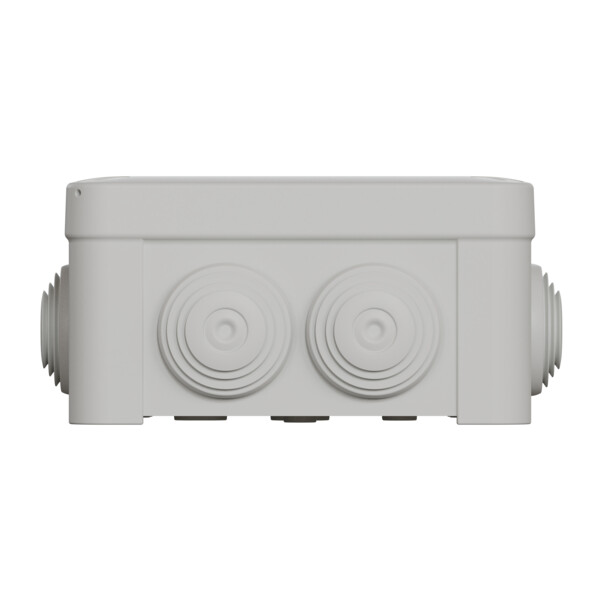 Boîte de dérivation 105x105x55 Schneider Mureva Box étanche 7 entrées couvercle à vis Gris - Schneider Electric - ENN05265