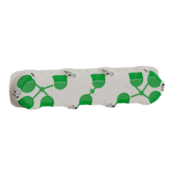 Boîte encastrement étanche Schneider Multifix 4 postes Ø67 mm entraxe 71mm - Schneider Electric - IMT35033