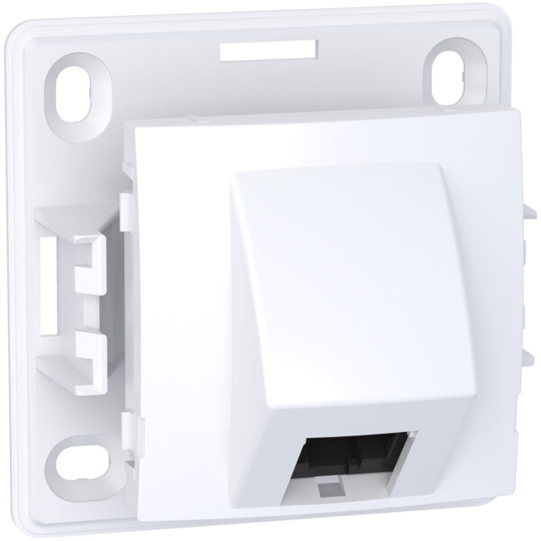 Alréa, RJ45 simple catégorie 6 FTP, blanc polaire - Schneider Electric - ALB61342P