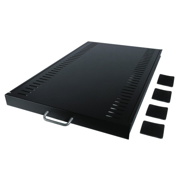 Apc Sliding Shelf - 100lbs/45kg Black - Schneider Electric - AR8123BLK