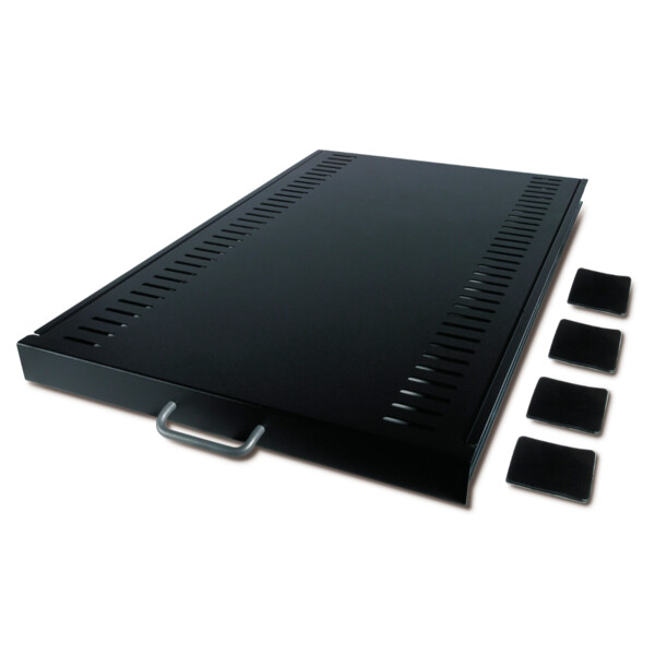 Apc Sliding Shelf - 100lbs/45kg Black - Schneider Electric - AR8123BLK