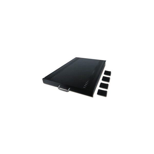 Apc Sliding Shelf - 100lbs/45kg Black - Schneider Electric - AR8123BLK