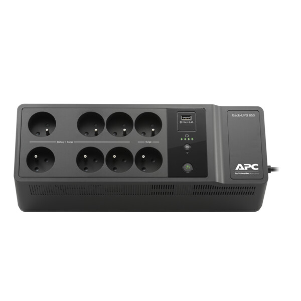 Back-ups - onduleurs monophasés off-line -650va - 230v - 1usb - 6+2 prises fr - Schneider Electric - BE650G2-FR