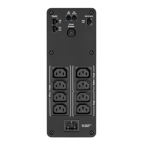 Back ups pro br 1200va - sinewave - 8 iec - avr - lcd interface - Schneider Electric - BR1200SI
