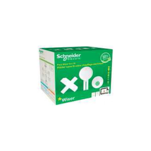 Schneider Wiser pack chauffage électrique : contrôleur + 2 actionneurs chauffage électrique + thermostat