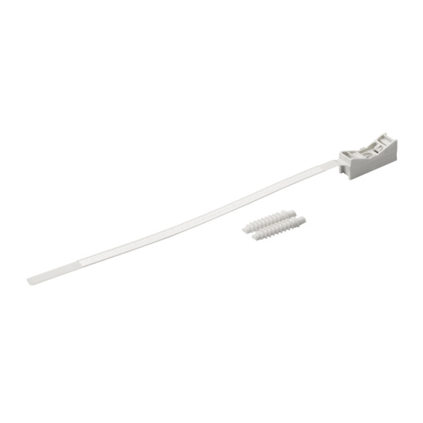 Mureva FIX - Instacables pour conduits Ø40-63 mm - Blanc - avec Cheville filetée - Schneider Electric - ENN47963