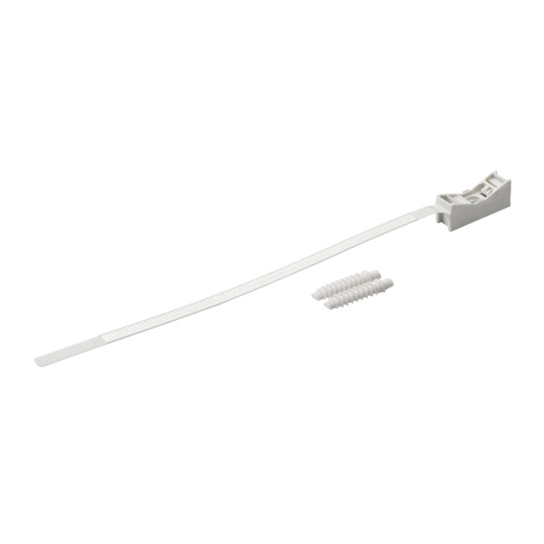 Mureva FIX - Instacables pour conduits Ø40-63 mm - Blanc - avec Cheville filetée - Schneider Electric - ENN47963