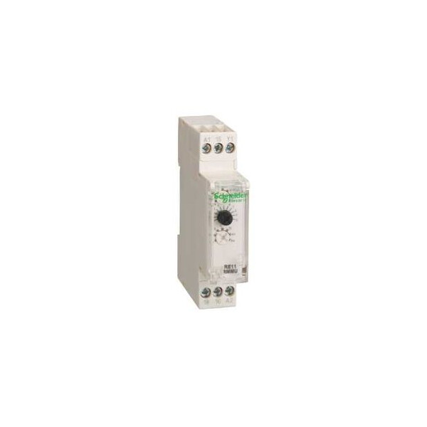 relais temporisé 10 OFnctions - 1 s..100 h - 12..240 V CA/CC - 1 OF - Schneider Electric - RE11RMMW
