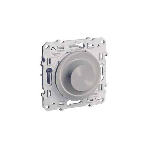 Schneider Odace variateur pour lampes fluocompactes Alu, 9…100W, 2 fils - Schneider Electric - S530518