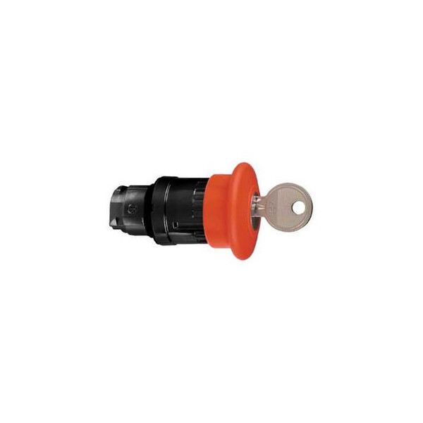 Harmony tête de arrêt d'urgence Ø 40 - déverrouillage par clé- Ø22- rouge - Schneider Electric - ZB4BS944147