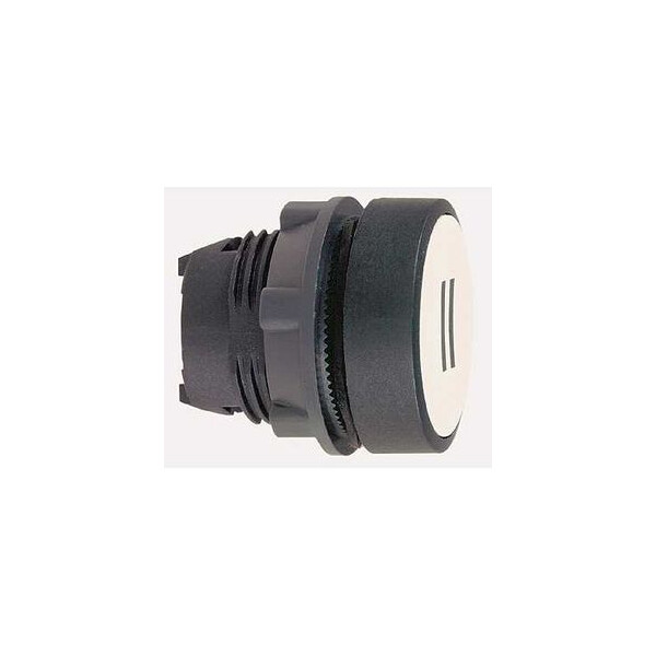 Harmony tête de bouton-poussoir - Ø22 - blanc - noir II - Schneider Electric - ZB5AA136