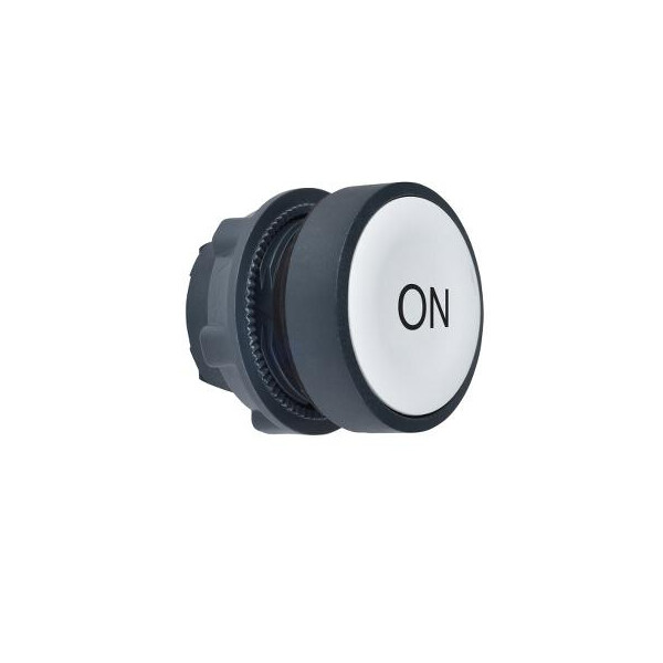Harmony tête de bouton poussoir - Ø22 - blanc - ON - Schneider Electric - ZB5AA141