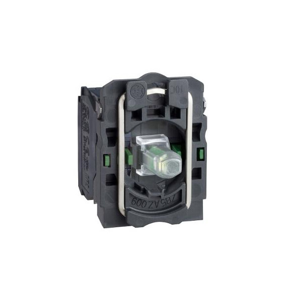 Harmony corps de bouton lumineux - Ø22 - bleu LED intégrée 2F - Schneider Electric - ZB5AW0M63