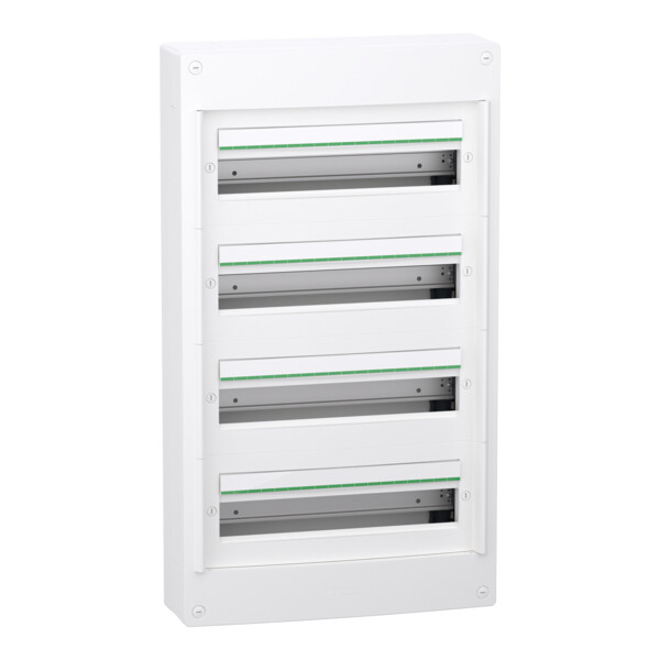 Coffret électrique en saillie Schneider PrismaSet XS 4 rangées 18 modules - Schneider Electric - LVSXT418