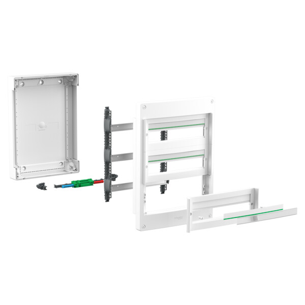 Coffret électrique en saillie Schneider PrismaSet XS 4 rangées 18 modules - Schneider Electric - LVSXT418