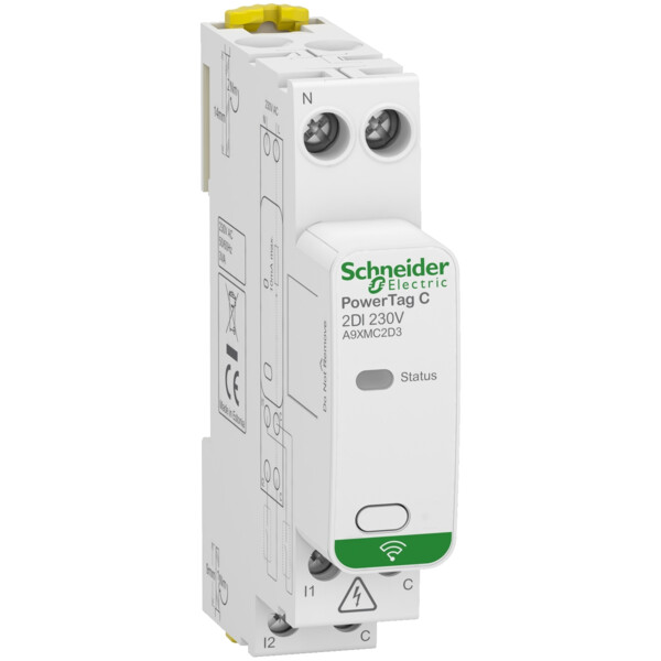 Powertag c - capteur contacts radio-fréquence modulaire - 2 entrées - Schneider Electric - A9XMC2D3