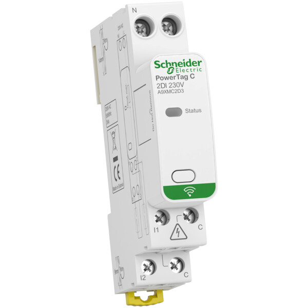 Powertag c - capteur contacts radio-fréquence modulaire - 2 entrées - Schneider Electric - A9XMC2D3
