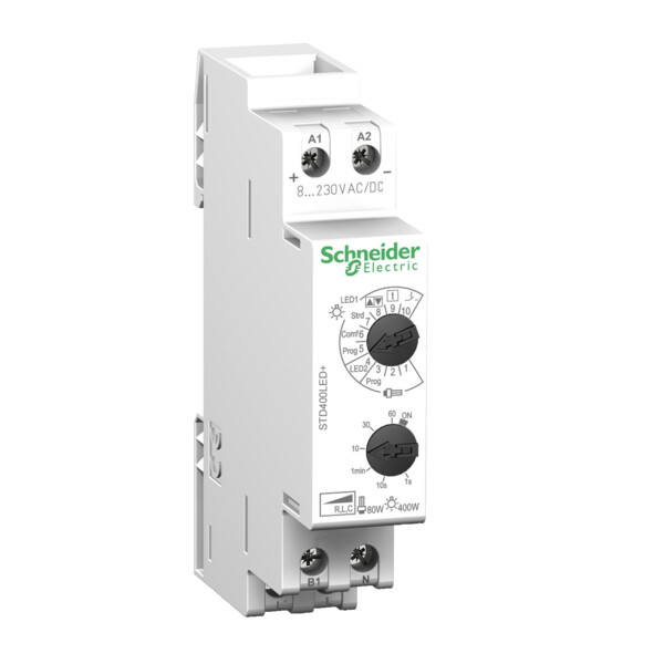 Variateur DIN universel Schneider Acti9 400W confort STD400LED commande éclairage - Schneider Electric - CCTDD20017