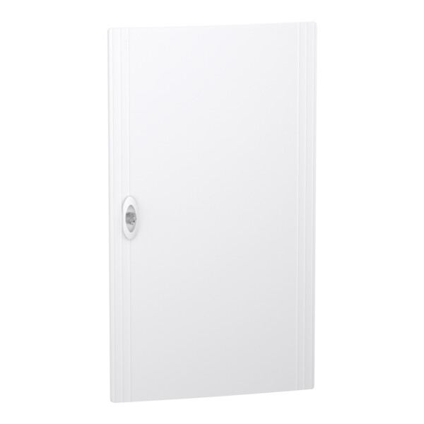 Porte Blanche pour coffret encastré  et saillie PrismaSet XS Schneider Electric 4 rangées 18 modules - Schneider Electric - LVSXDP418