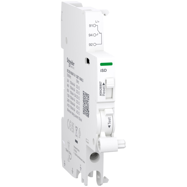 Contact auxiliaire 1 SD Schneider Acti9 Courant 100mA à 6A ca/dc - Schneider Electric - A9A26907