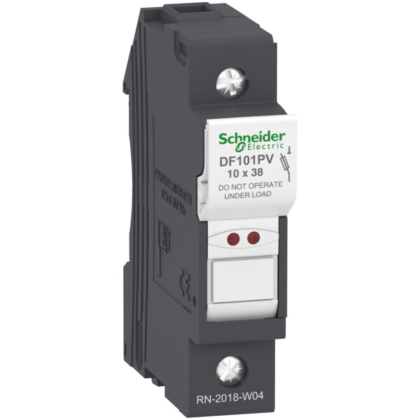 Porte-Cartouche fusible Schneider TeSys DF 10X38 Monop hase 1000VDC - Schneider Electric - DF101PV
