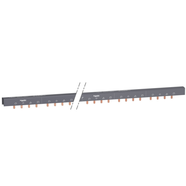 Peigne à Dents Acti9 iC60 Schneider Auxiliaire + 4P – 100 A – 57 Modules de 18 mm - Schneider Electric - A9XAH457