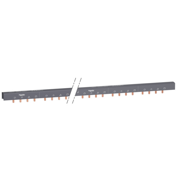 Peigne à Dents Acti9 iC60 Schneider Auxiliaire + 4P – 100 A – 57 Modules de 18 mm - Schneider Electric - A9XAH457