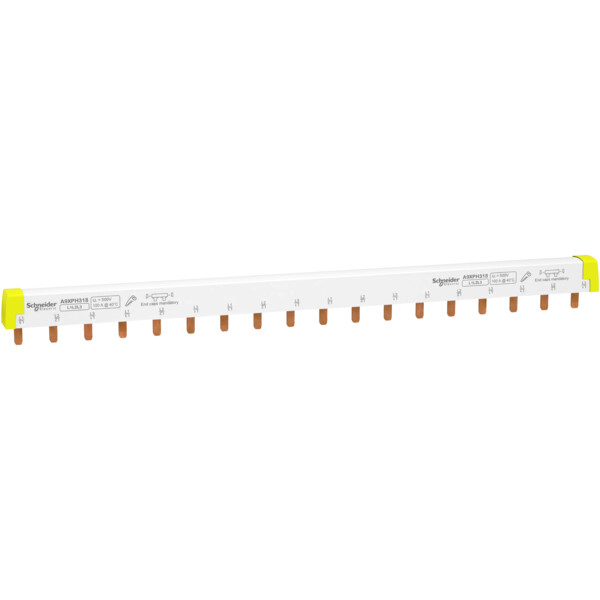 Acti9 ic60 - peigne de raccordement à dents - 3p - 100a - 18 modules de 18mm - Schneider Electric - A9XPH318