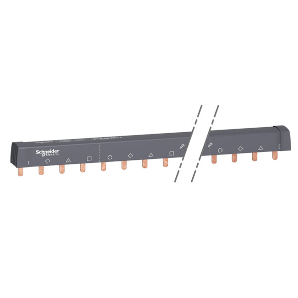 Peigne à dents 4P 100A Schneider Acti9 iC60 24 modules de 18mm - Schneider Electric - A9XPH424