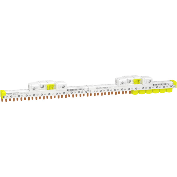 Acti9 idt40 - peigne avec connecteur - 3p+n - 24 modules de 18mm - 80a - Schneider Electric - A9XPP724
