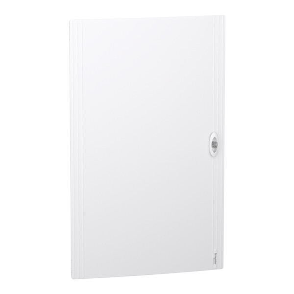 Porte pleine Schneider Prismaset XS RAL9003 pour coffret saillie 5 rangées 24 modules - Schneider Electric - LVSXDP524