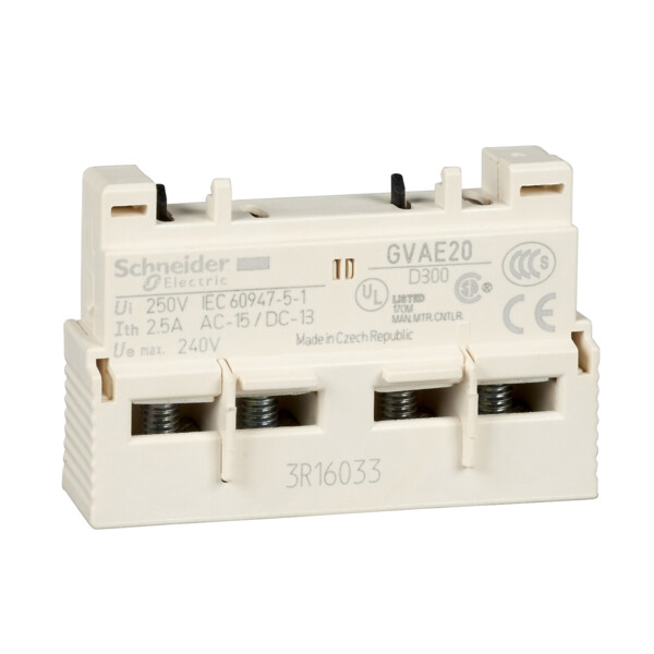 Schneider Electric Contacteur Auxiliaire Additif Frontal F Plus O - Schneider Electric - GVAE11TQ