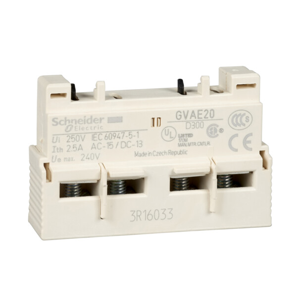 Schneider Electric Contacteur Auxiliaire Additif Frontal F Plus O - Schneider Electric - GVAE11TQ