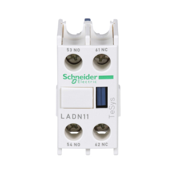 Schneider Electric Bloc de contacts auxiliaires Tesys 1 F Plus 1 O Bornes à Visétriers - Schneider Electric - LADN11