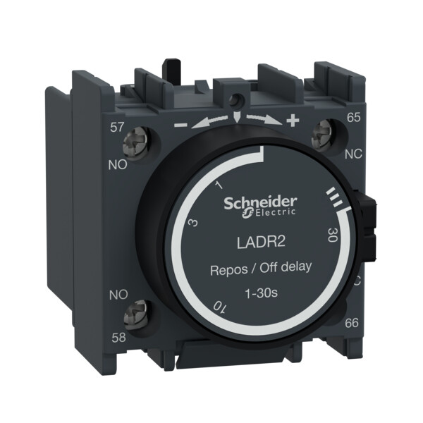Schneider Electric Bloc de contacts auxiliaires Tesys 1F +1O Bornes à Vis étriers - Schneider Electric - LADR2