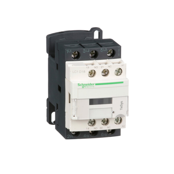 Contacteur 3P 18A Schneider Tesys Lc1D Ac3 440V Bobine 24Vcca - Schneider Electric - LC1D18B7