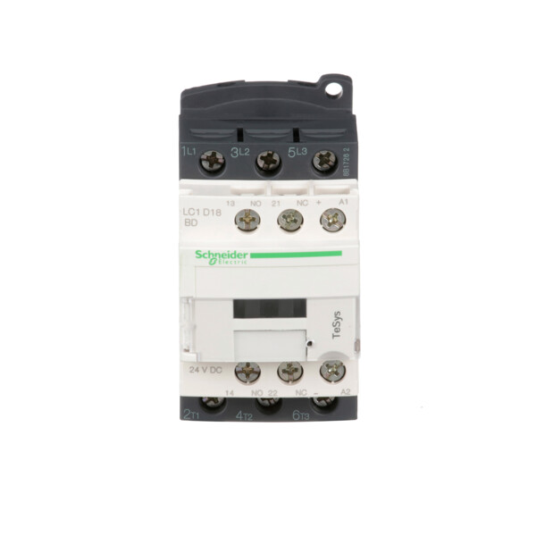 Contacteur Schneider Tesys Lc1D 3P Ac3 440V 18 A Bobine 24 V Cc - Schneider Electric - LC1D18BD