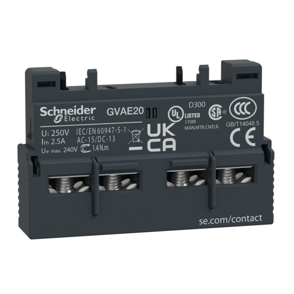 Schneider Electric Contacteur Auxiliaire 2 F - Schneider Electric - GVAE20
