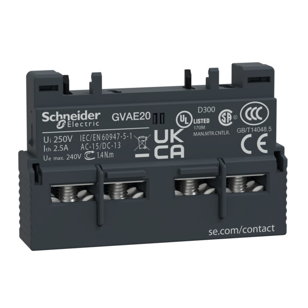 Schneider Electric Contacteur Auxiliaire 2 F - Schneider Electric - GVAE20